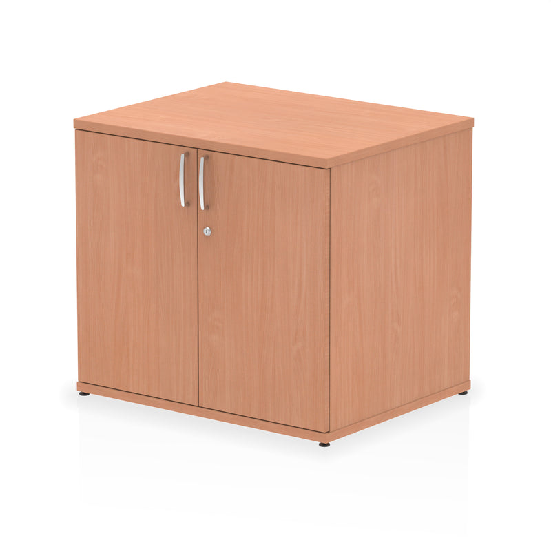 Impulse Desk High Cupboard - Beech - Homesplex