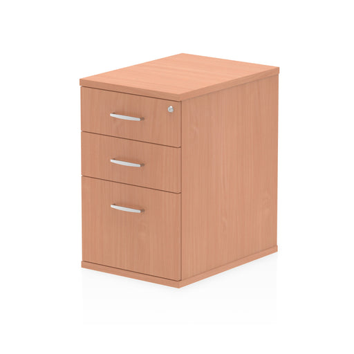 Impulse Desk High Pedestal - Beech - 600 - Homesplex