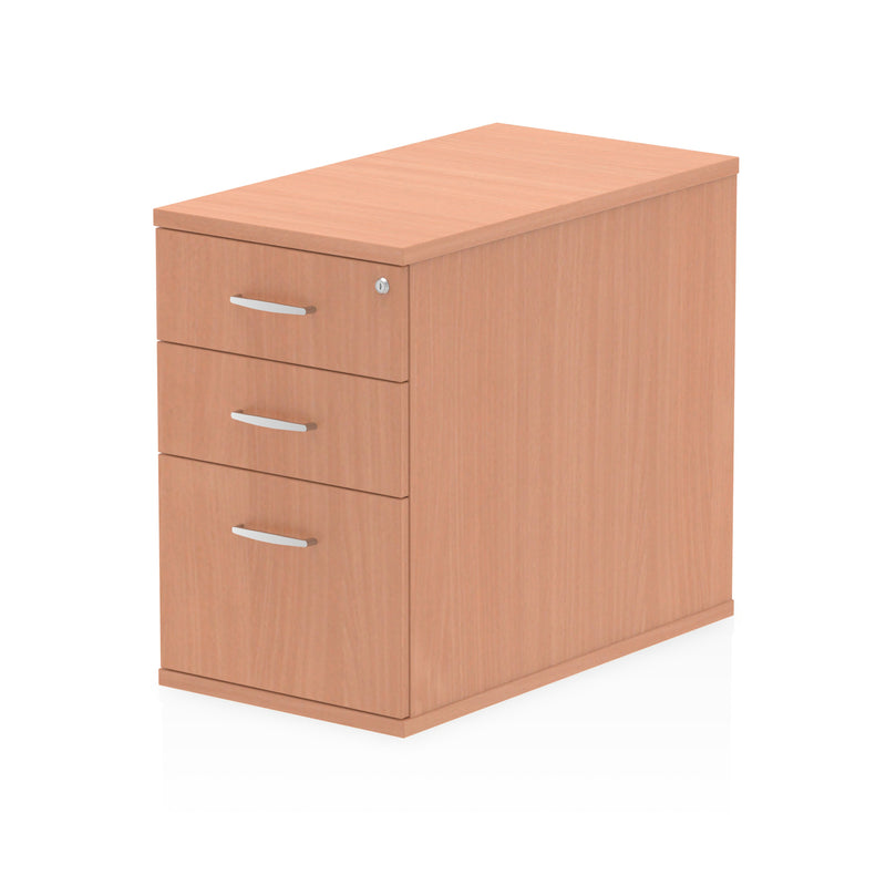Impulse Desk High Pedestal - Beech - 800 - Homesplex