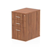Impulse Desk High Pedestal - Walnut - 600 - Homesplex