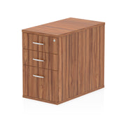Impulse Desk High Pedestal - Walnut - 800 - Homesplex