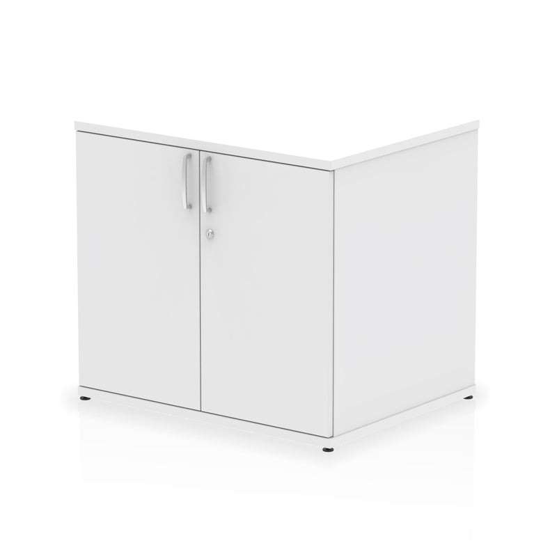 Impulse Desk High Cupboard - White - Homesplex