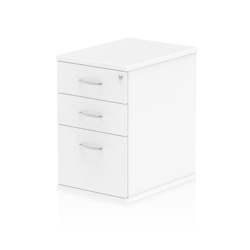 Impulse Desk High Pedestal - White - 600 - Homesplex