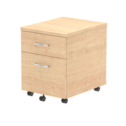 Impulse Mobile Pedestal - Maple - 2 Drawer - Homesplex