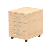 Impulse Mobile Pedestal - Maple - 3 Drawer - Homesplex