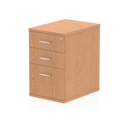 Impulse Desk High Pedestal - Oak - 600 - Homesplex