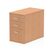 Impulse Desk High Pedestal - Oak - 800 - Homesplex