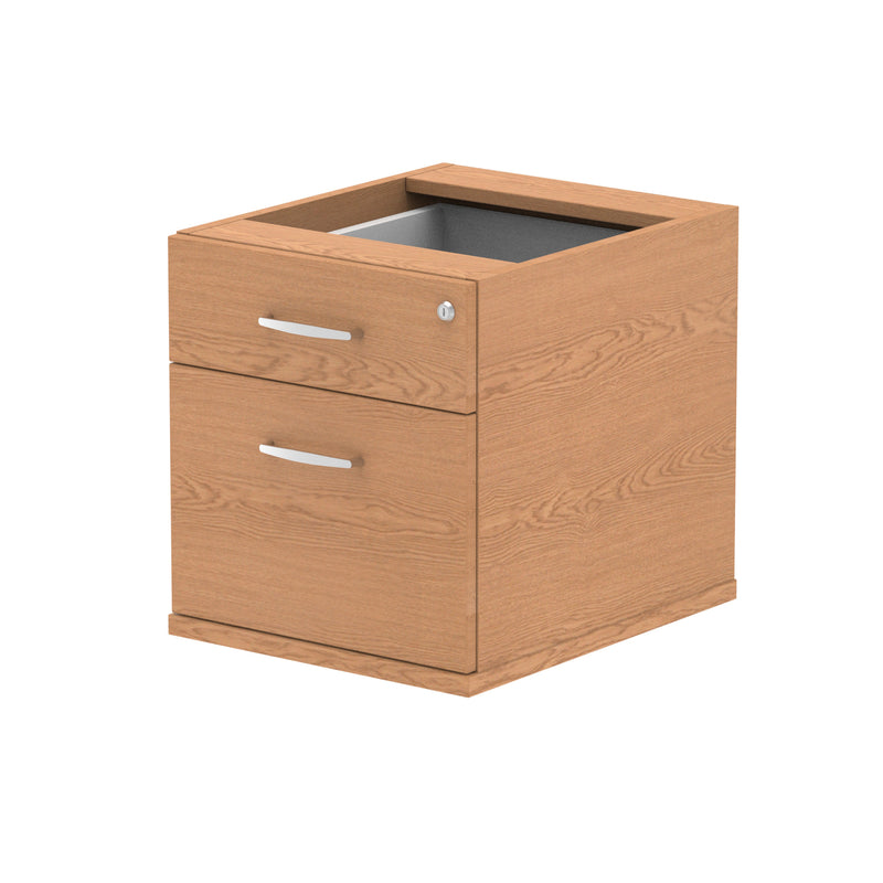 Impulse Fixed Pedestal - Oak - 2 Drawer - Homesplex