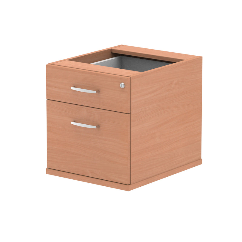 Impulse Fixed Pedestal - Beech - 2 Drawer - Homesplex