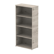 Impulse Bookcase (Available in 4 Sizes) - Grey Oak - 1600 - Homesplex