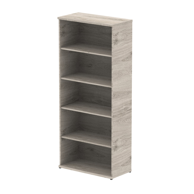 Impulse Bookcase (Available in 4 Sizes) - Grey Oak - 2000 - Homesplex