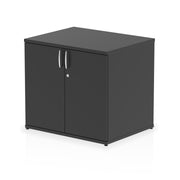 Impulse Desk High Cupboard - Black - Homesplex