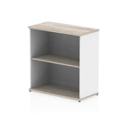 Impulse Bookcase (Available in 4 Sizes) - Grey Oak & White - 800 - Homesplex