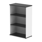 Impulse Bookcase (Available in 4 Sizes) - Black & White - 1200 - Homesplex