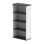 Impulse Bookcase (Available in 4 Sizes) - Black & White - 1600 - Homesplex