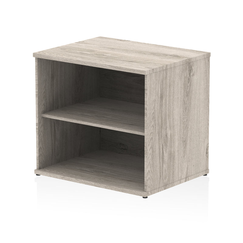 Impulse Desk High Bookcase - Grey Oak - Homesplex