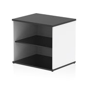 Impulse Desk High Bookcase - Black & White - Homesplex