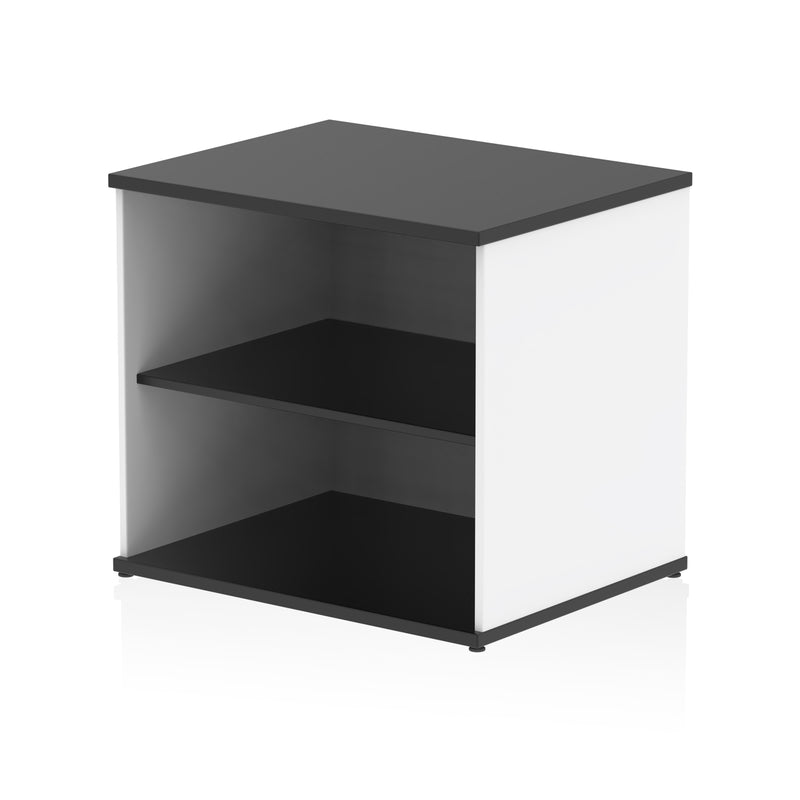 Impulse Desk High Bookcase - Black & White - Homesplex
