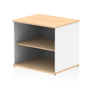 Impulse Desk High Bookcase - Maple & White - Homesplex