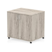 Impulse Mobile Cupboard - Grey Oak - Homesplex