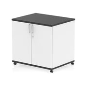 Impulse Mobile Cupboard - Black & White - Homesplex