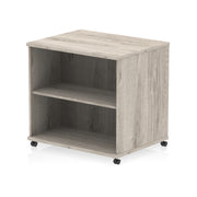 Impulse Mobile Bookcase - Grey Oak - Homesplex