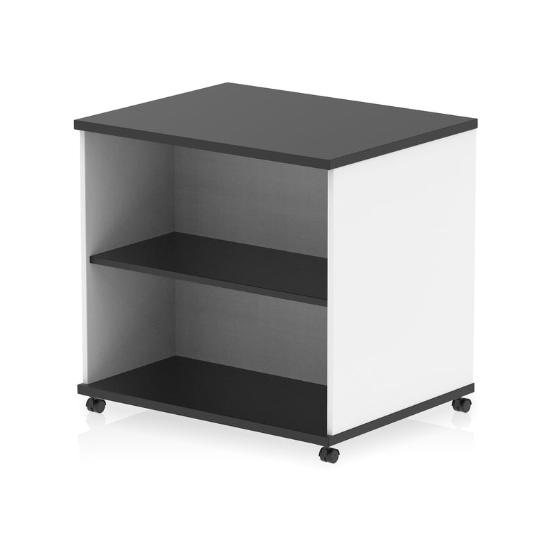 Impulse Mobile Bookcase - Black & White - Homesplex