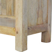 Country Style Low Bookcase - styled in a hallway setting