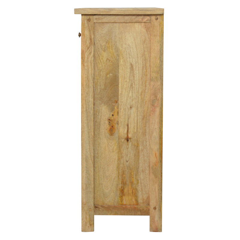 Country Style Low Bookcase - styled in a living room setting