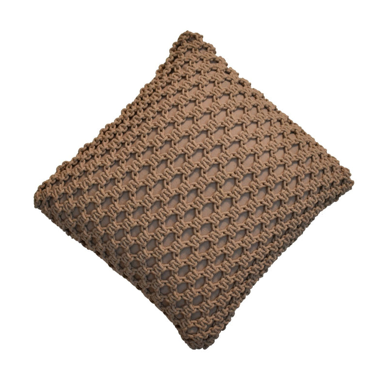 Myra Loop Weave Cushion Set of 2 - Coffee
