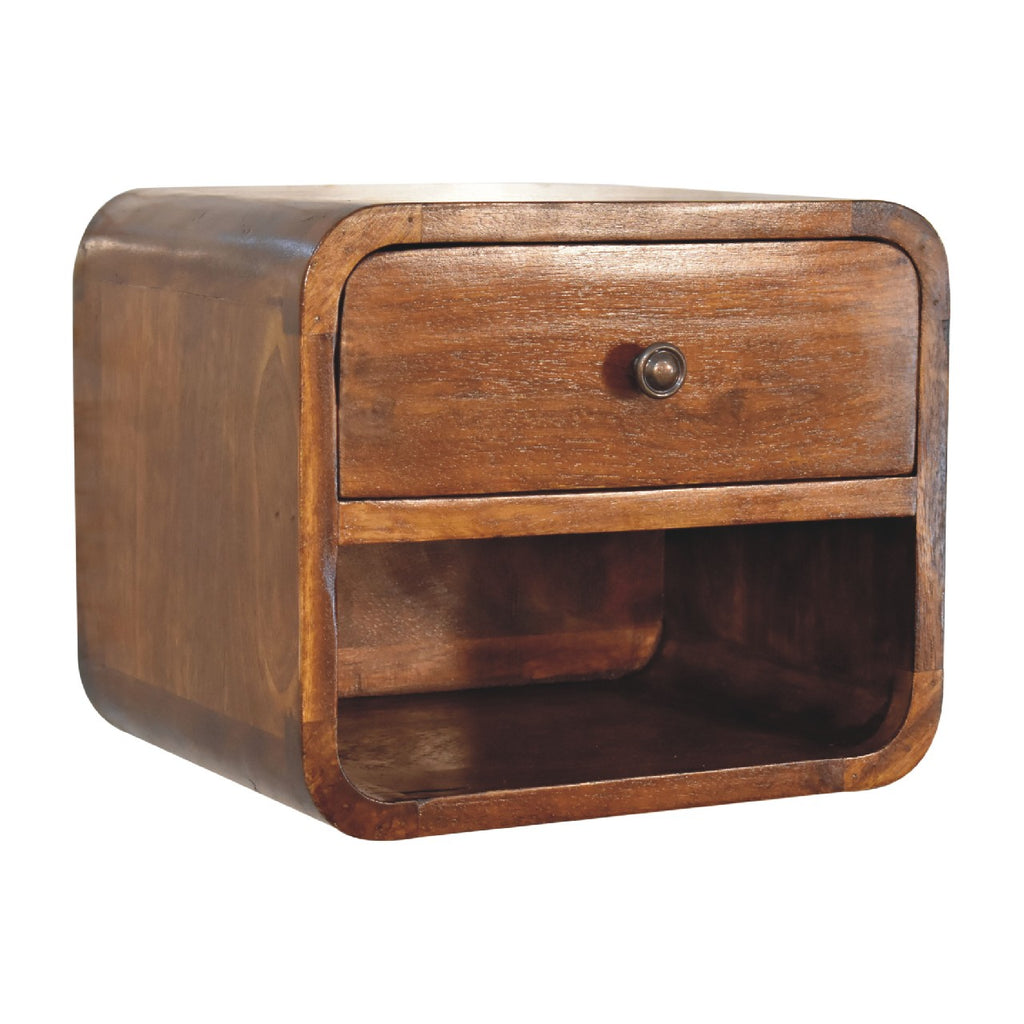 Mini Curve Floating Bedside