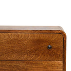 Mini Curved Chestnut Chest