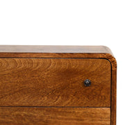 Mini Curved Chestnut Chest