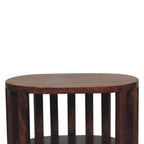 Ariella Double Shelf Chestnut Bedside
