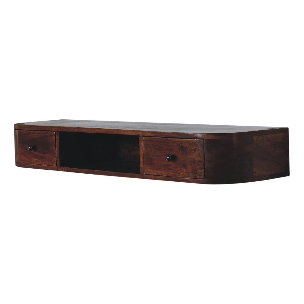 Lunar 2 Drawer Wall Mounted Console
