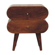 Bubble Chestnut Bedside