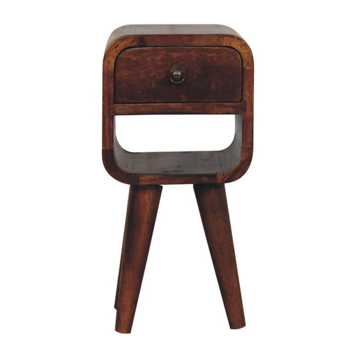 Extra Mini Chestnut Curve Lower Bedside