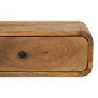 Avora Wall-Mounted Oak-ish 1 Drawer Nightstand