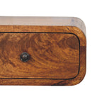 Avora Mini Wall-Mounted Chestnut 1 Drawer Nightstand
