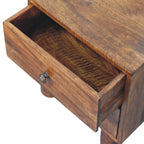 Tula 2 Drawer Chestnut Nightstand