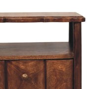 Lume Roasted Shelf Bedside Table