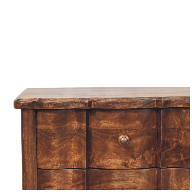 Lume Roasted Panelled Bedside
