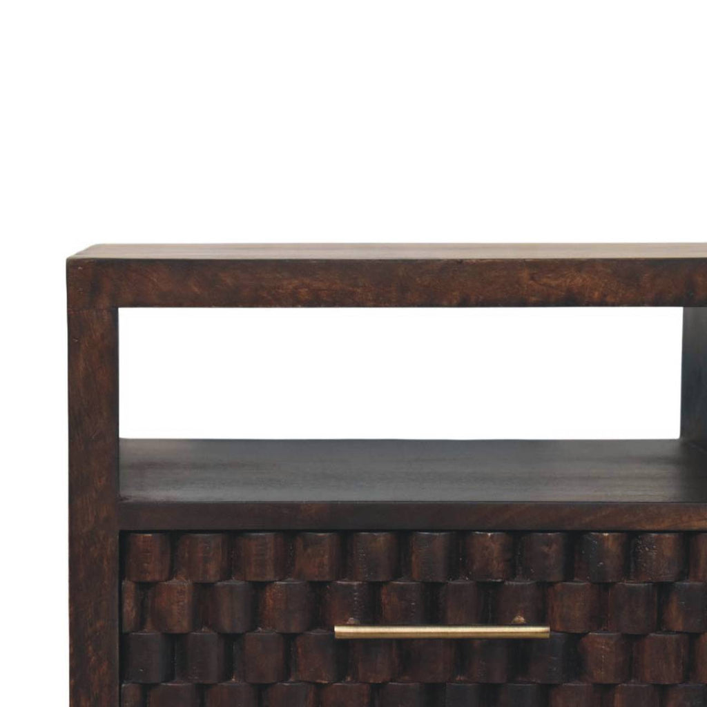 Cadiz Carved Bedside Table