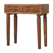 Cadiz Carved Twin-Drawer Console