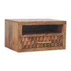 Cadiz Carved Slot-Drawer Bedside