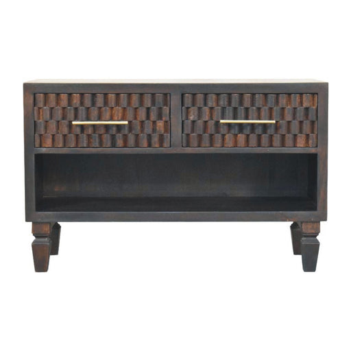 Cadiz Carved Shoe Storage Bench