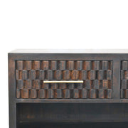 Cadiz Carved Shoe Storage Bench