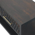 Cadiz Carved Shoe Storage Bench