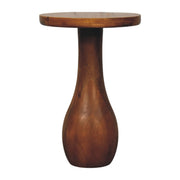 Curved Base Side Table
