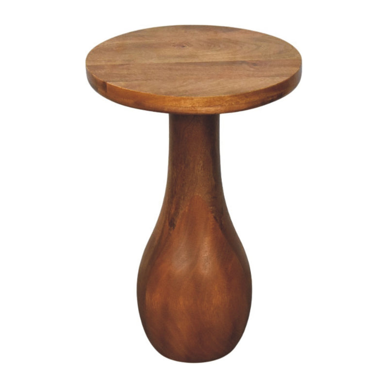 Curved Base Side Table